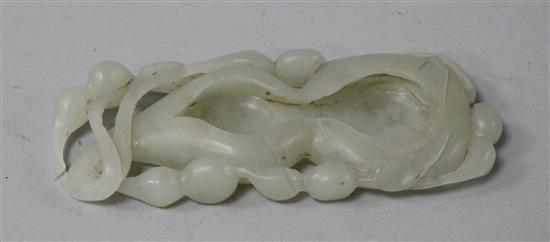 A Chinese jade brushwasher